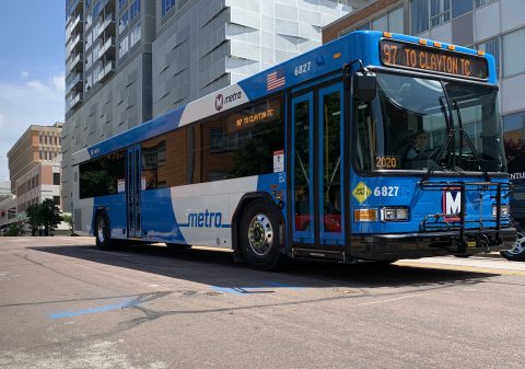 Photo of a MetroBus