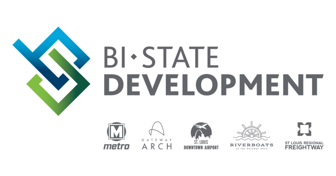 Bi-State Development Logo showing all enterprise logos underneath