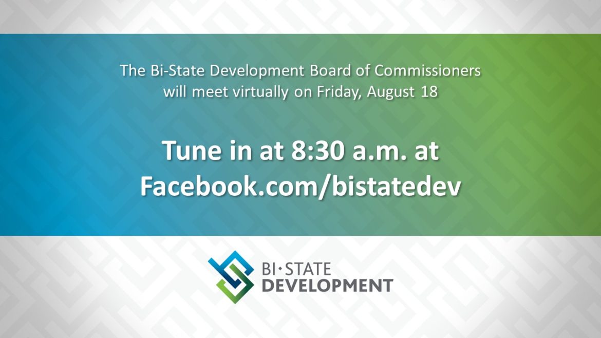 Graphic stating the Board of Commissioners will meet on August 18 and the meeting can be viewed on the BSD Facebook page